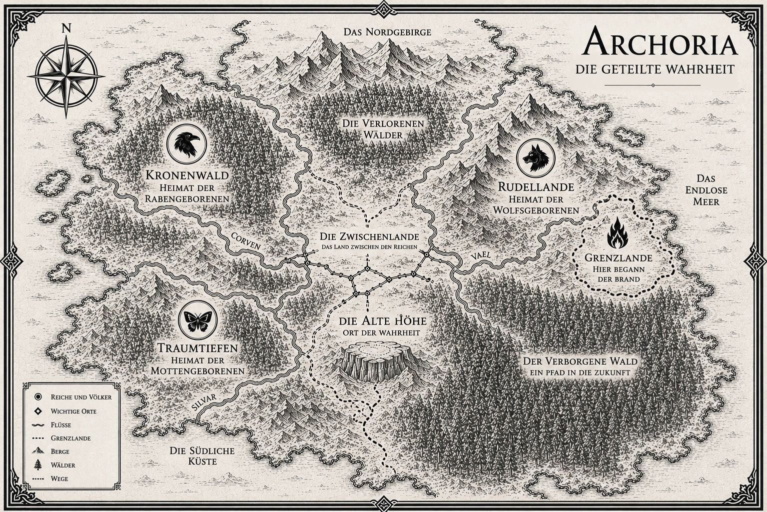Karte von Archoria